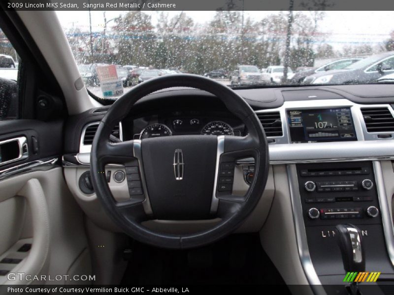 Sangria Red Metallic / Cashmere 2009 Lincoln MKS Sedan