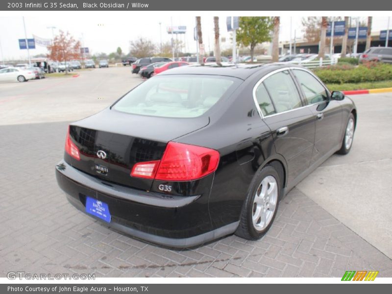 Black Obsidian / Willow 2003 Infiniti G 35 Sedan