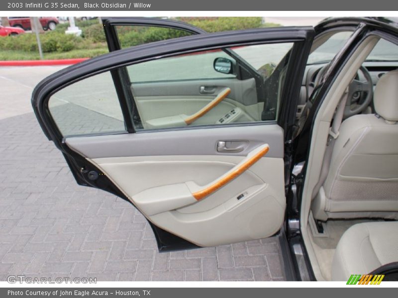 Black Obsidian / Willow 2003 Infiniti G 35 Sedan