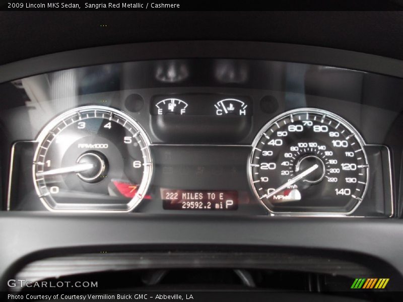 Sangria Red Metallic / Cashmere 2009 Lincoln MKS Sedan