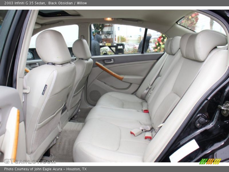 Black Obsidian / Willow 2003 Infiniti G 35 Sedan