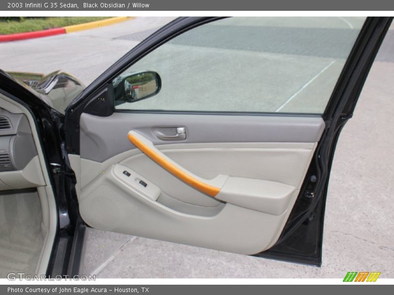 Black Obsidian / Willow 2003 Infiniti G 35 Sedan