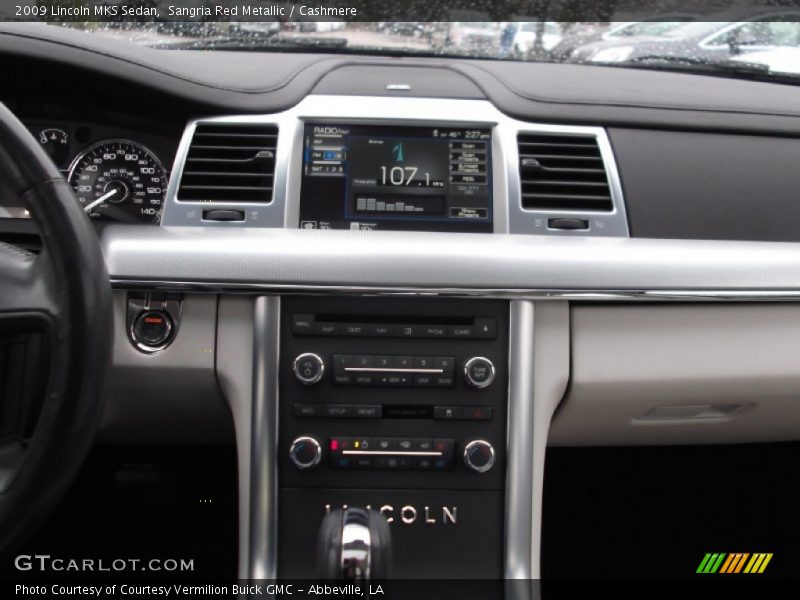 Sangria Red Metallic / Cashmere 2009 Lincoln MKS Sedan