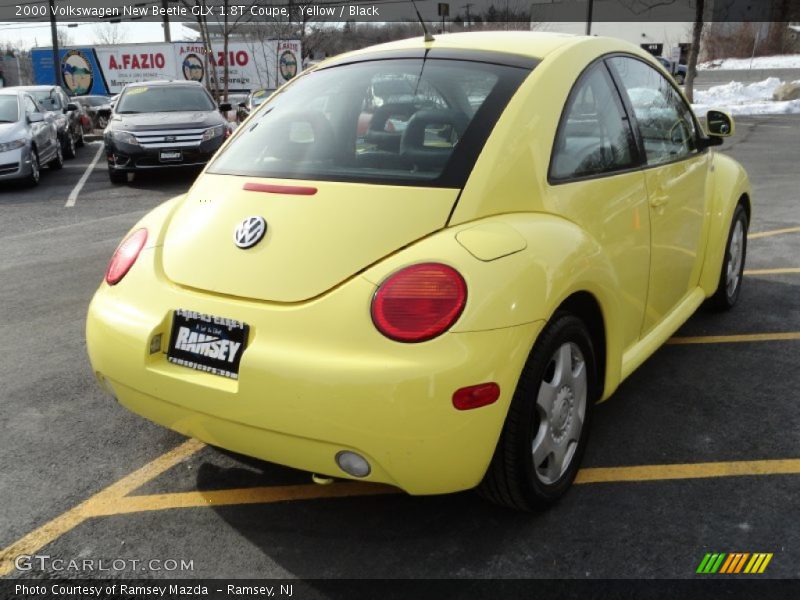 Yellow / Black 2000 Volkswagen New Beetle GLX 1.8T Coupe