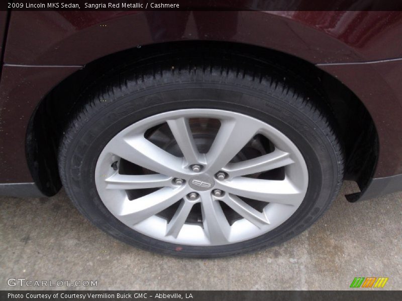 Sangria Red Metallic / Cashmere 2009 Lincoln MKS Sedan