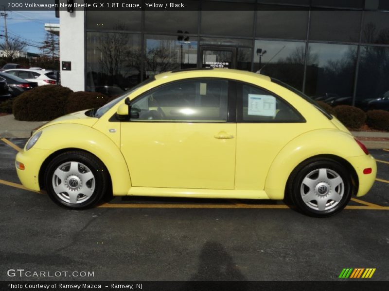 Yellow / Black 2000 Volkswagen New Beetle GLX 1.8T Coupe