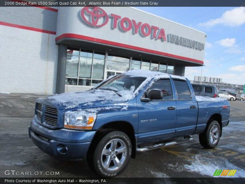 Atlantic Blue Pearl / Medium Slate Gray 2006 Dodge Ram 1500 Sport Quad Cab 4x4