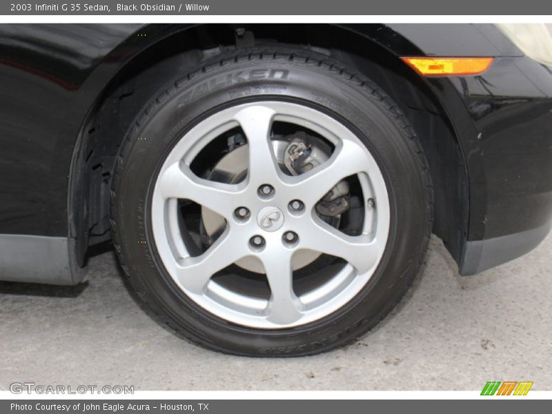 Black Obsidian / Willow 2003 Infiniti G 35 Sedan
