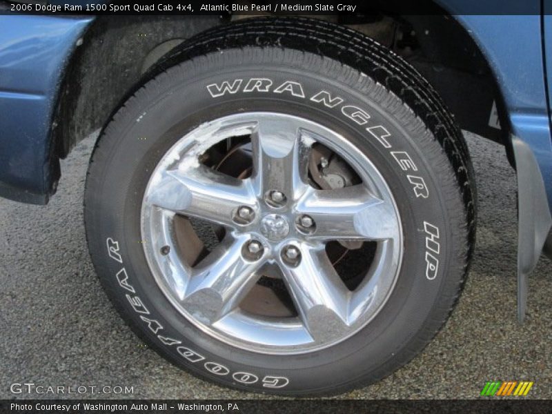 Atlantic Blue Pearl / Medium Slate Gray 2006 Dodge Ram 1500 Sport Quad Cab 4x4