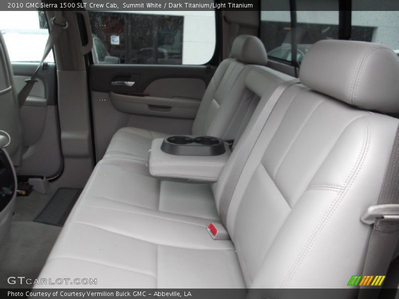 Summit White / Dark Titanium/Light Titanium 2010 GMC Sierra 1500 SLT Crew Cab