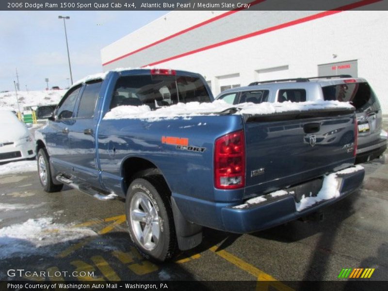 Atlantic Blue Pearl / Medium Slate Gray 2006 Dodge Ram 1500 Sport Quad Cab 4x4