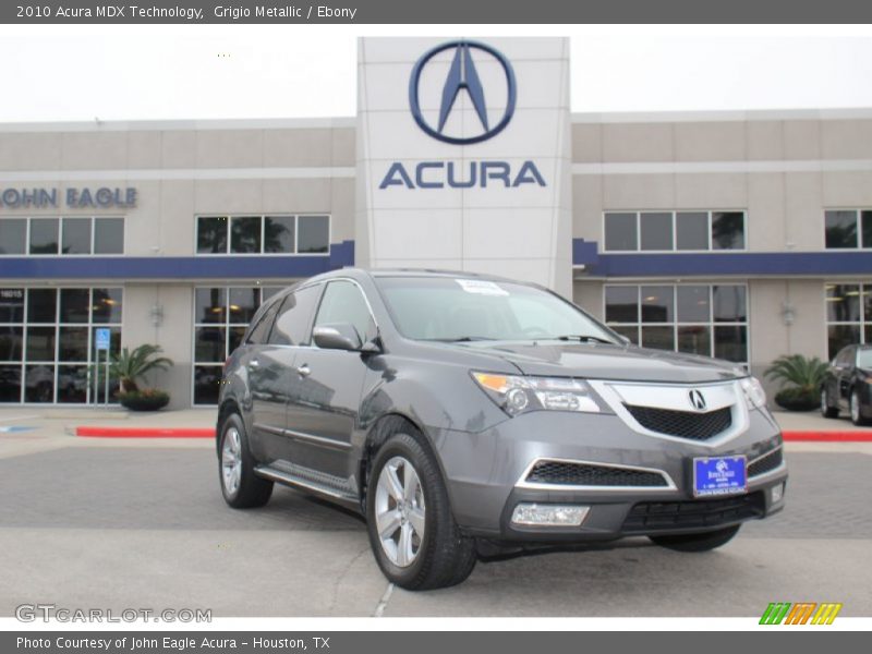 Grigio Metallic / Ebony 2010 Acura MDX Technology