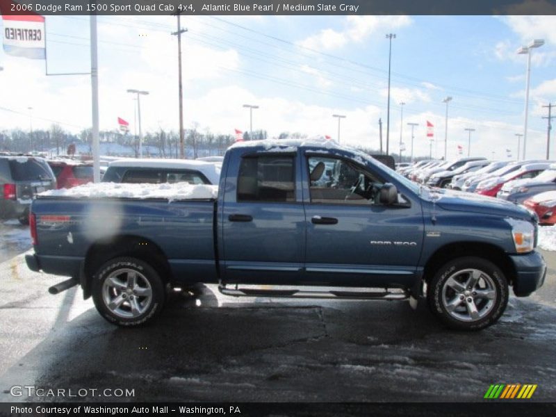 Atlantic Blue Pearl / Medium Slate Gray 2006 Dodge Ram 1500 Sport Quad Cab 4x4