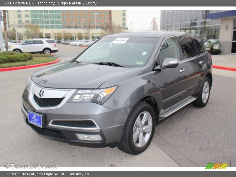 Grigio Metallic / Ebony 2010 Acura MDX Technology