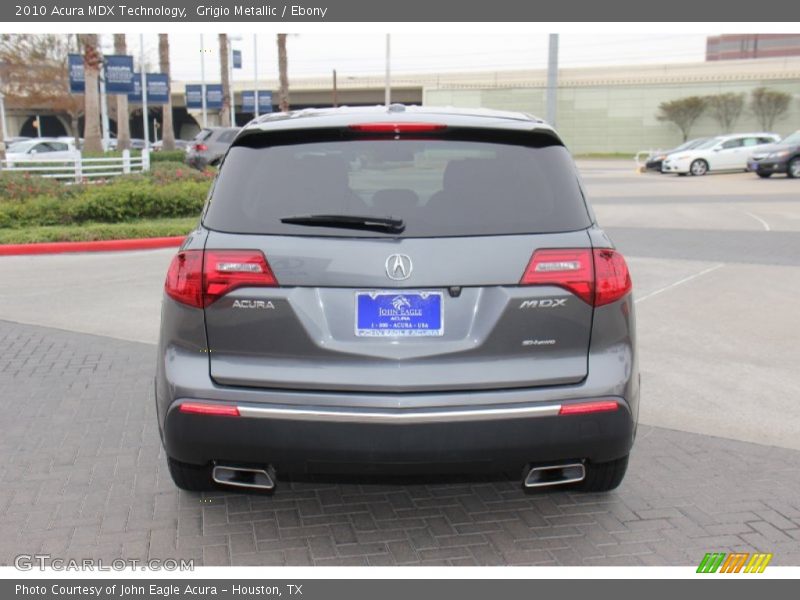 Grigio Metallic / Ebony 2010 Acura MDX Technology