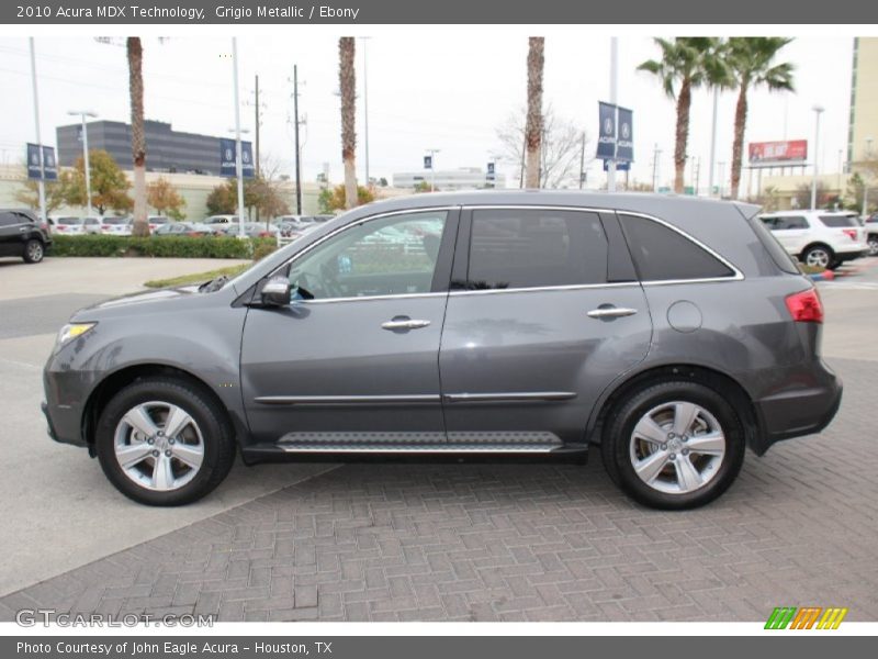 Grigio Metallic / Ebony 2010 Acura MDX Technology