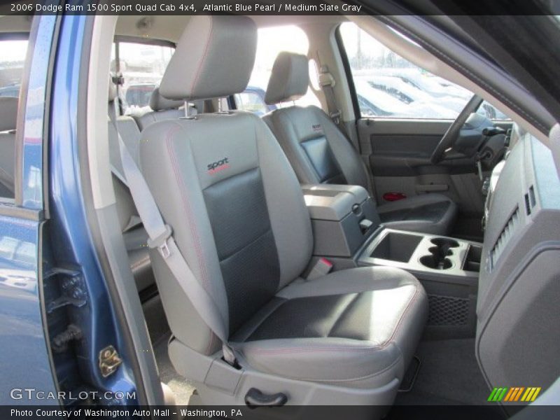 Atlantic Blue Pearl / Medium Slate Gray 2006 Dodge Ram 1500 Sport Quad Cab 4x4