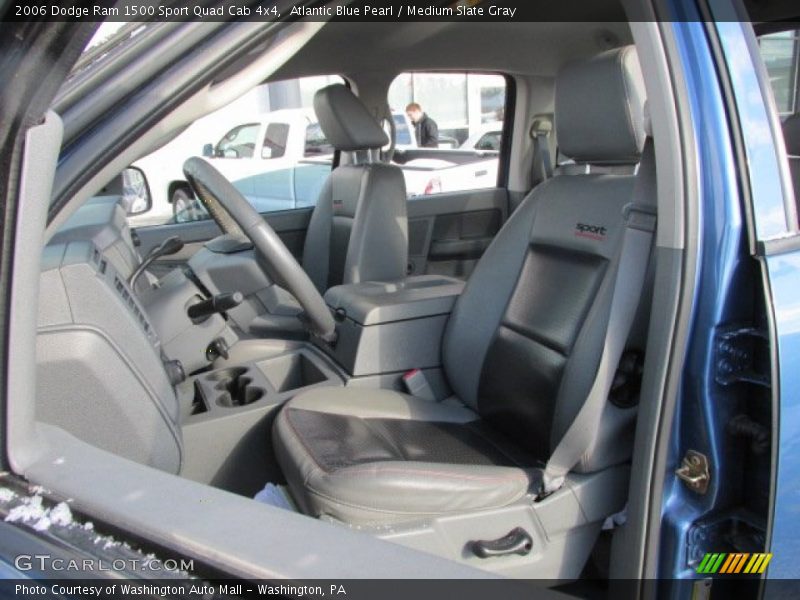 Atlantic Blue Pearl / Medium Slate Gray 2006 Dodge Ram 1500 Sport Quad Cab 4x4