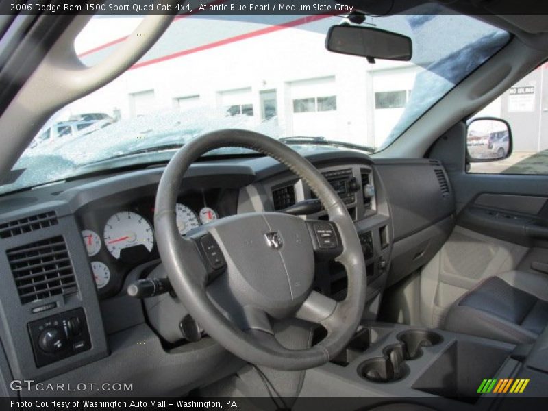 Atlantic Blue Pearl / Medium Slate Gray 2006 Dodge Ram 1500 Sport Quad Cab 4x4