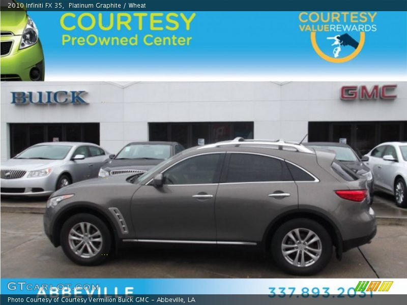 Platinum Graphite / Wheat 2010 Infiniti FX 35