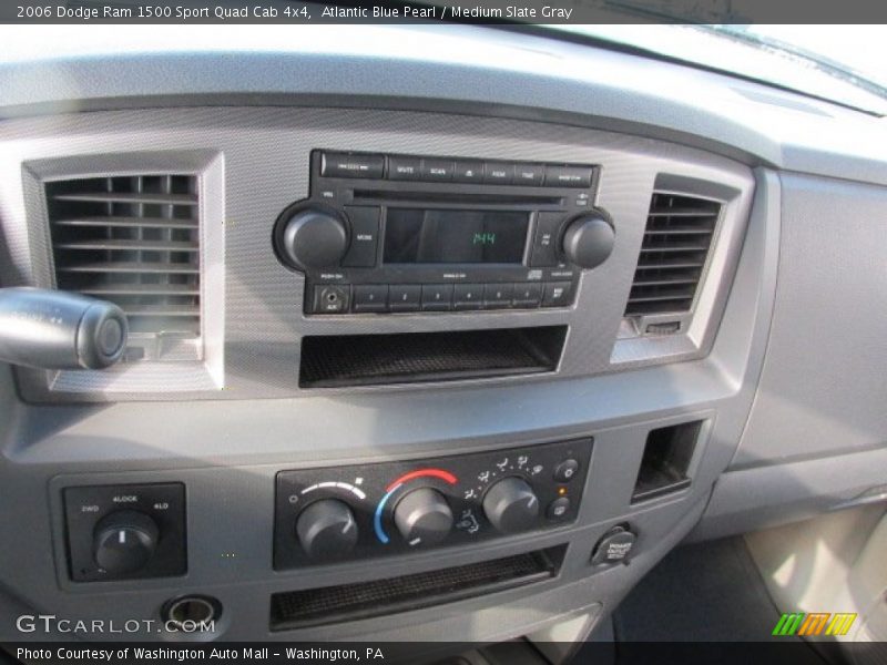 Atlantic Blue Pearl / Medium Slate Gray 2006 Dodge Ram 1500 Sport Quad Cab 4x4