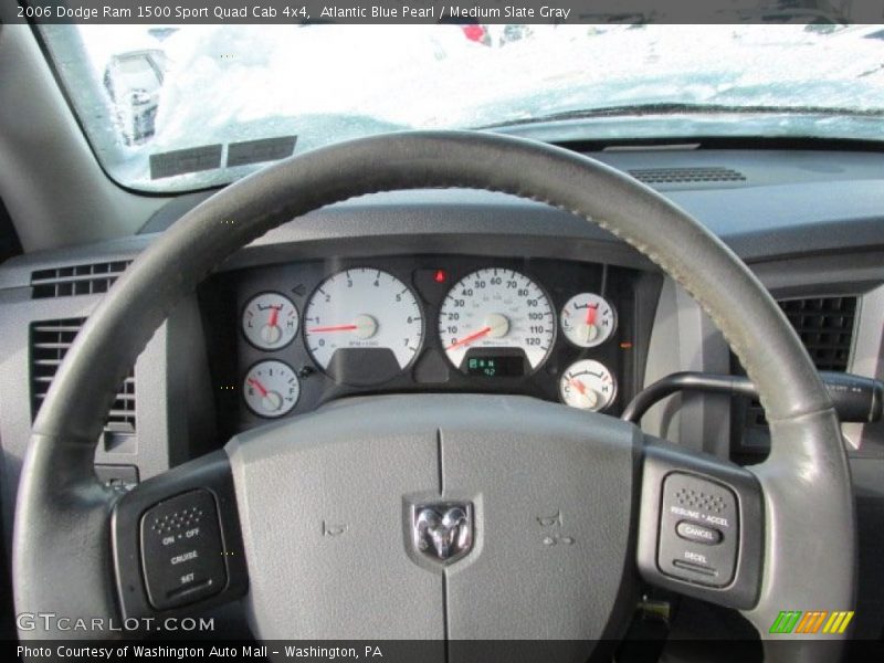 Atlantic Blue Pearl / Medium Slate Gray 2006 Dodge Ram 1500 Sport Quad Cab 4x4