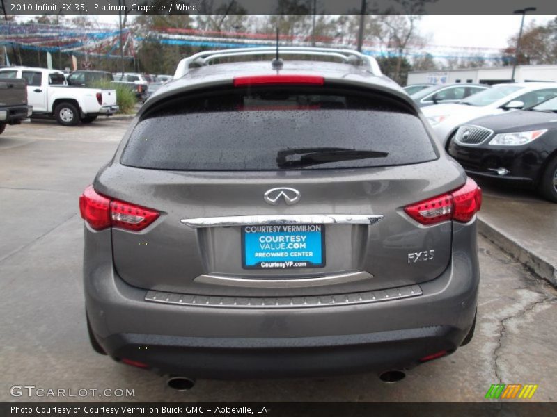 Platinum Graphite / Wheat 2010 Infiniti FX 35