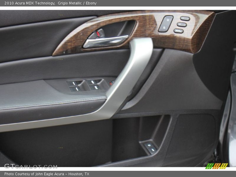 Grigio Metallic / Ebony 2010 Acura MDX Technology