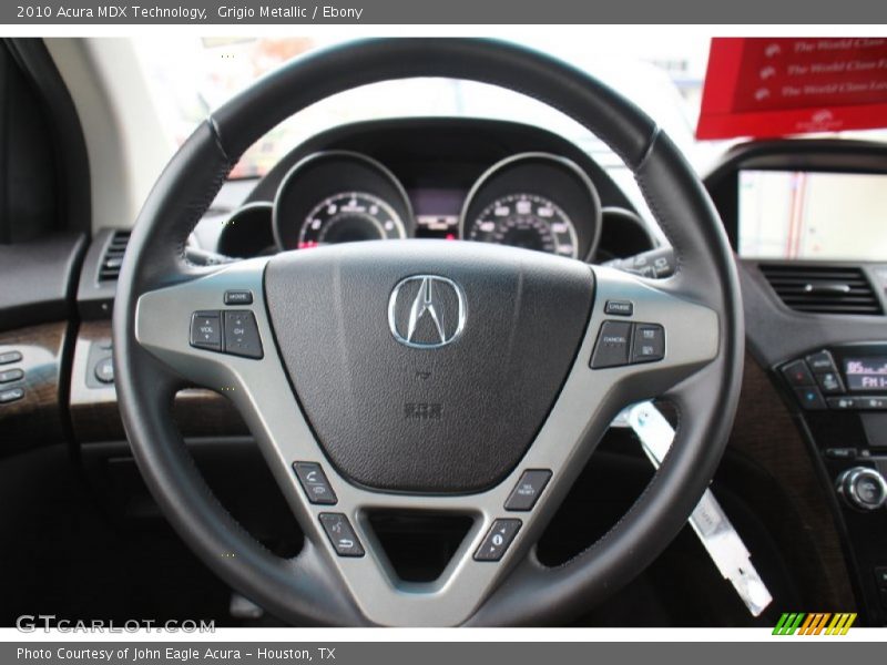 Grigio Metallic / Ebony 2010 Acura MDX Technology