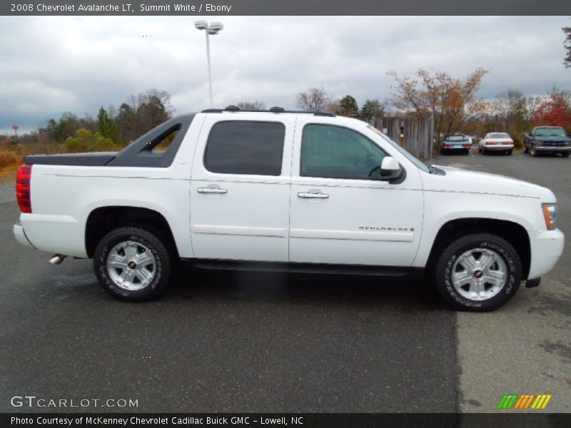 Summit White / Ebony 2008 Chevrolet Avalanche LT