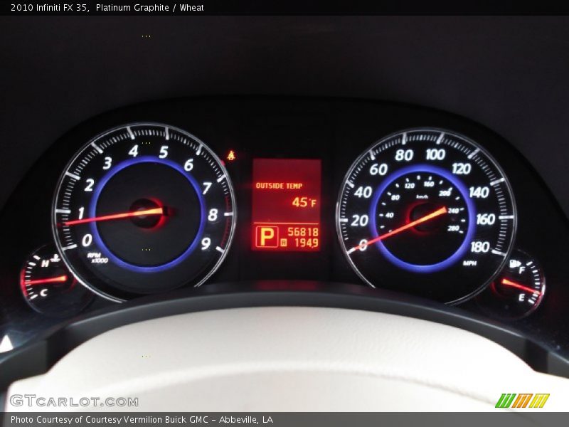 Platinum Graphite / Wheat 2010 Infiniti FX 35