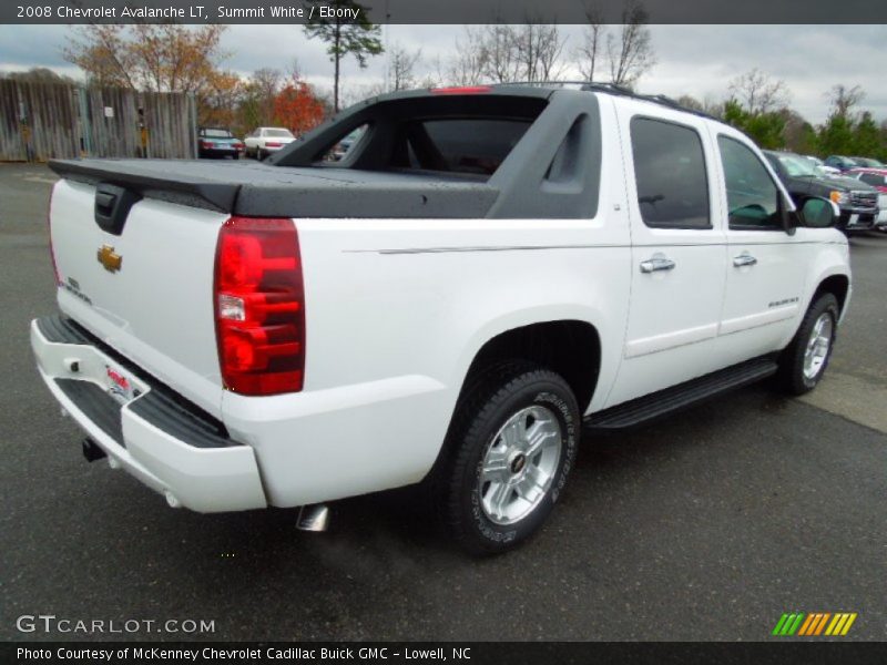 Summit White / Ebony 2008 Chevrolet Avalanche LT
