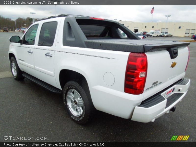 Summit White / Ebony 2008 Chevrolet Avalanche LT