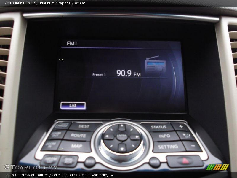 Platinum Graphite / Wheat 2010 Infiniti FX 35
