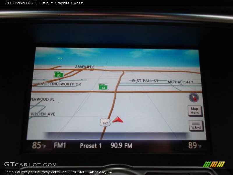 Platinum Graphite / Wheat 2010 Infiniti FX 35
