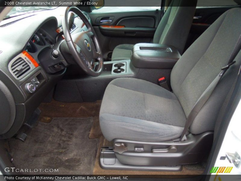 Summit White / Ebony 2008 Chevrolet Avalanche LT