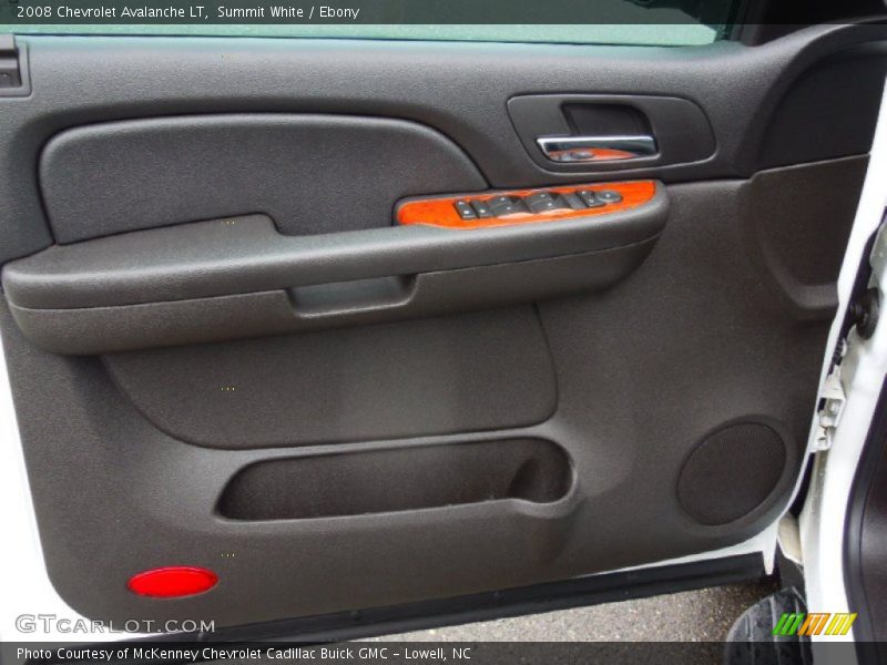 Summit White / Ebony 2008 Chevrolet Avalanche LT
