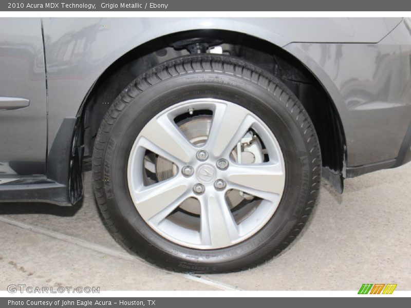Grigio Metallic / Ebony 2010 Acura MDX Technology