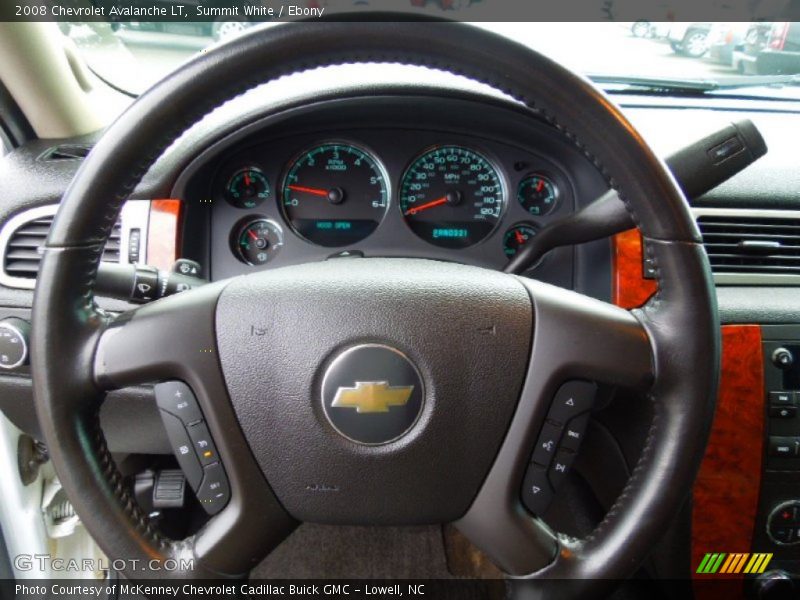 Summit White / Ebony 2008 Chevrolet Avalanche LT