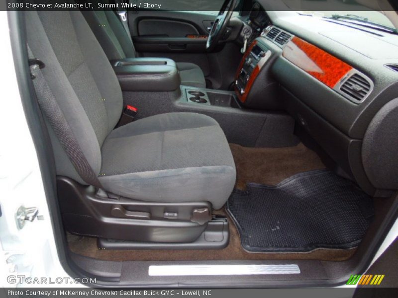 Summit White / Ebony 2008 Chevrolet Avalanche LT