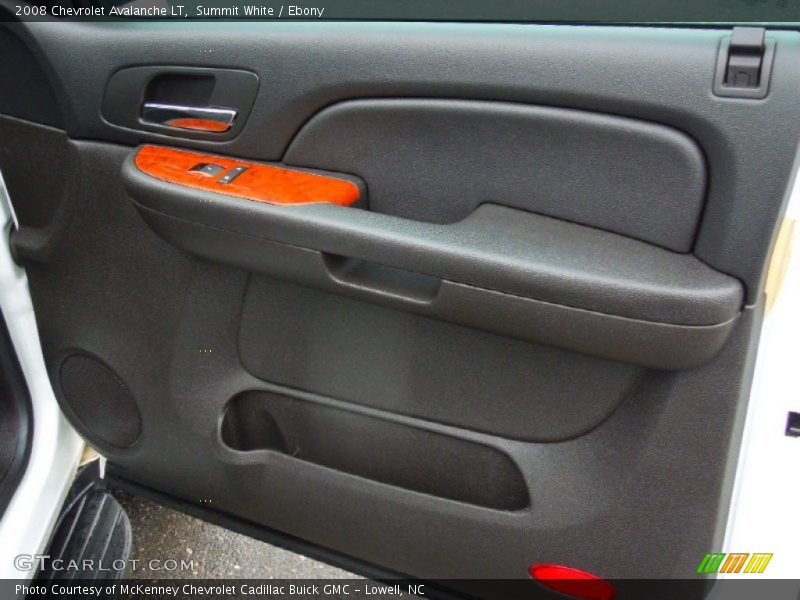 Summit White / Ebony 2008 Chevrolet Avalanche LT