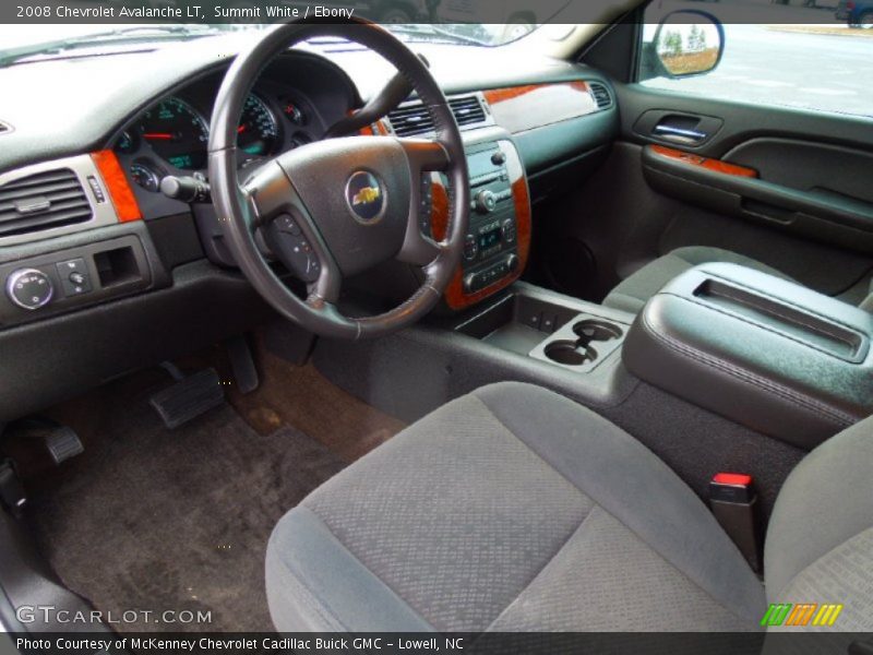 Summit White / Ebony 2008 Chevrolet Avalanche LT