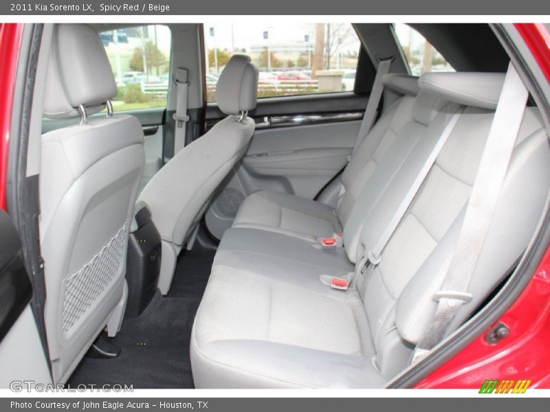 Spicy Red / Beige 2011 Kia Sorento LX
