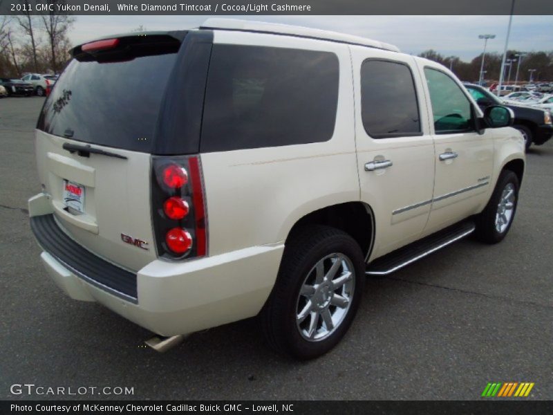 White Diamond Tintcoat / Cocoa/Light Cashmere 2011 GMC Yukon Denali