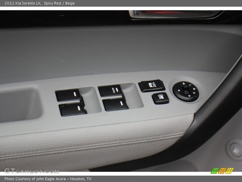 Spicy Red / Beige 2011 Kia Sorento LX