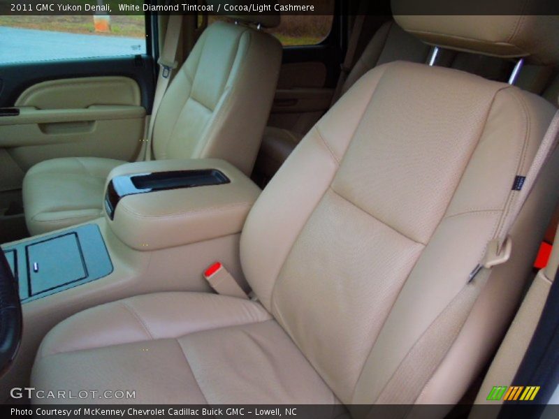 White Diamond Tintcoat / Cocoa/Light Cashmere 2011 GMC Yukon Denali