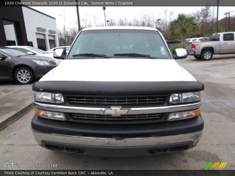 Summit White / Graphite 1999 Chevrolet Silverado 1500 LS Extended Cab