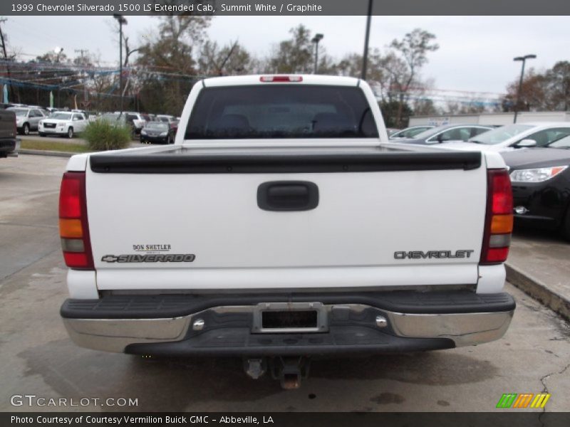 Summit White / Graphite 1999 Chevrolet Silverado 1500 LS Extended Cab