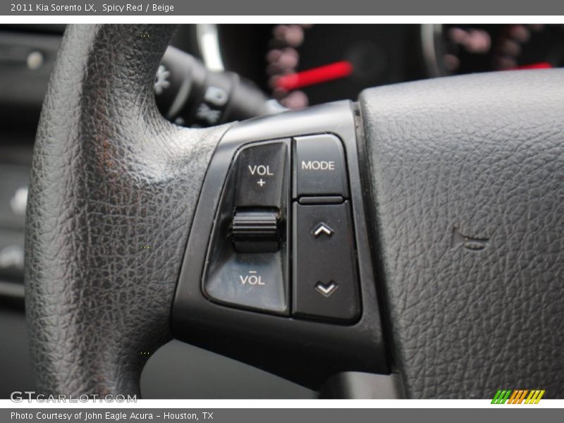 Spicy Red / Beige 2011 Kia Sorento LX