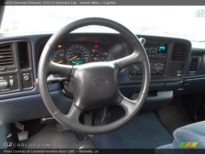 Summit White / Graphite 1999 Chevrolet Silverado 1500 LS Extended Cab